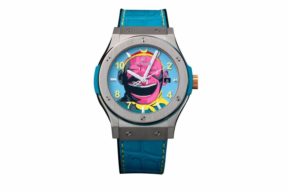 Yue Minjun "Hublot Classic Fusion Monkey Artistic" Watch. 2016. Image © Nonsuch Editions.