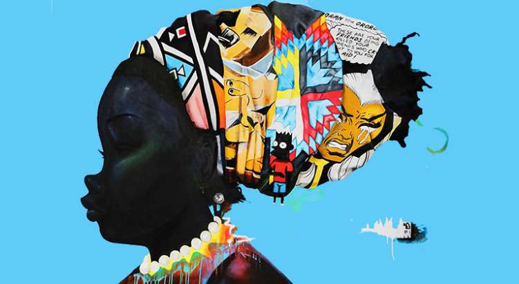 Hebru Brantley "Darker Than The Color Of My True Love’s Hair" Print. 2018. Image © Nonsuch Editions.