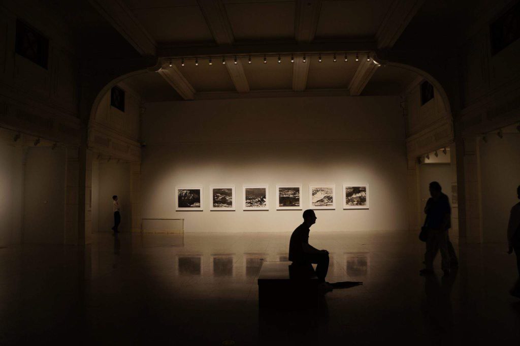 shadow of a man sitting