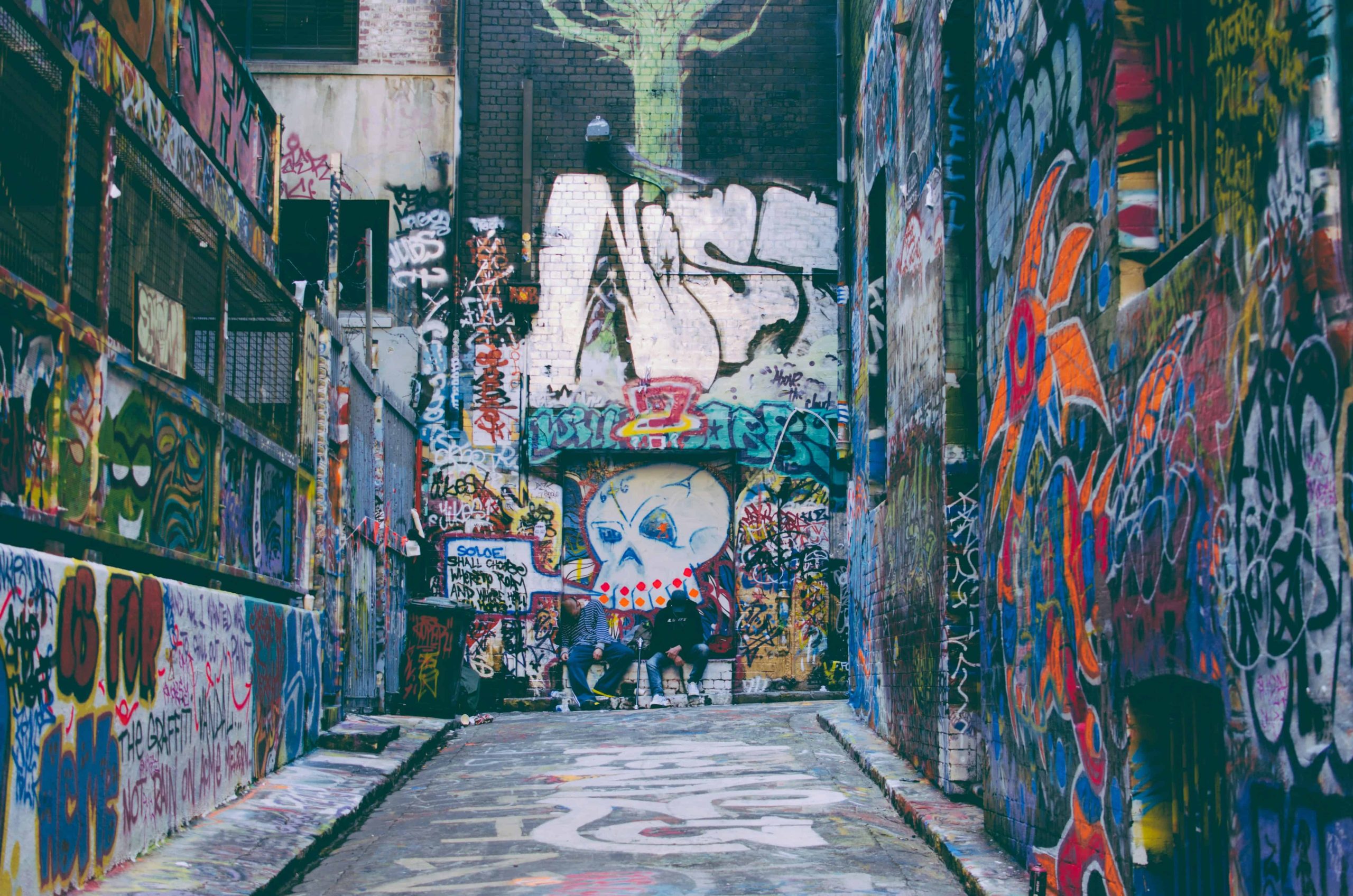 arts painted on the wall