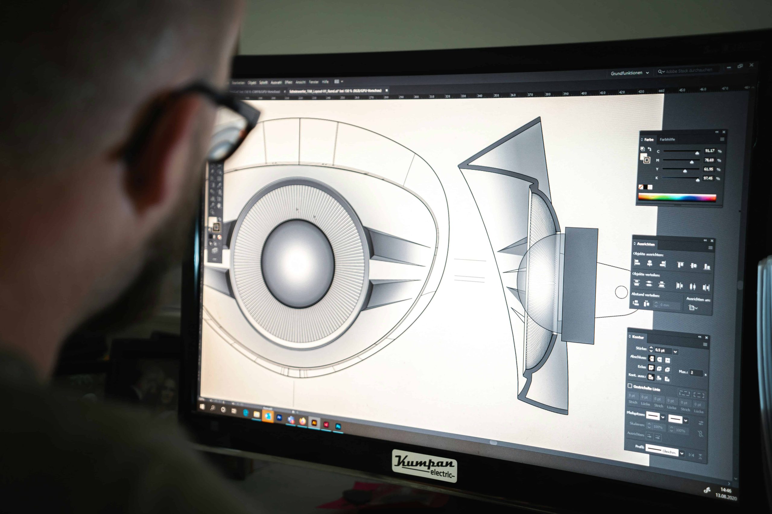 digital art layout