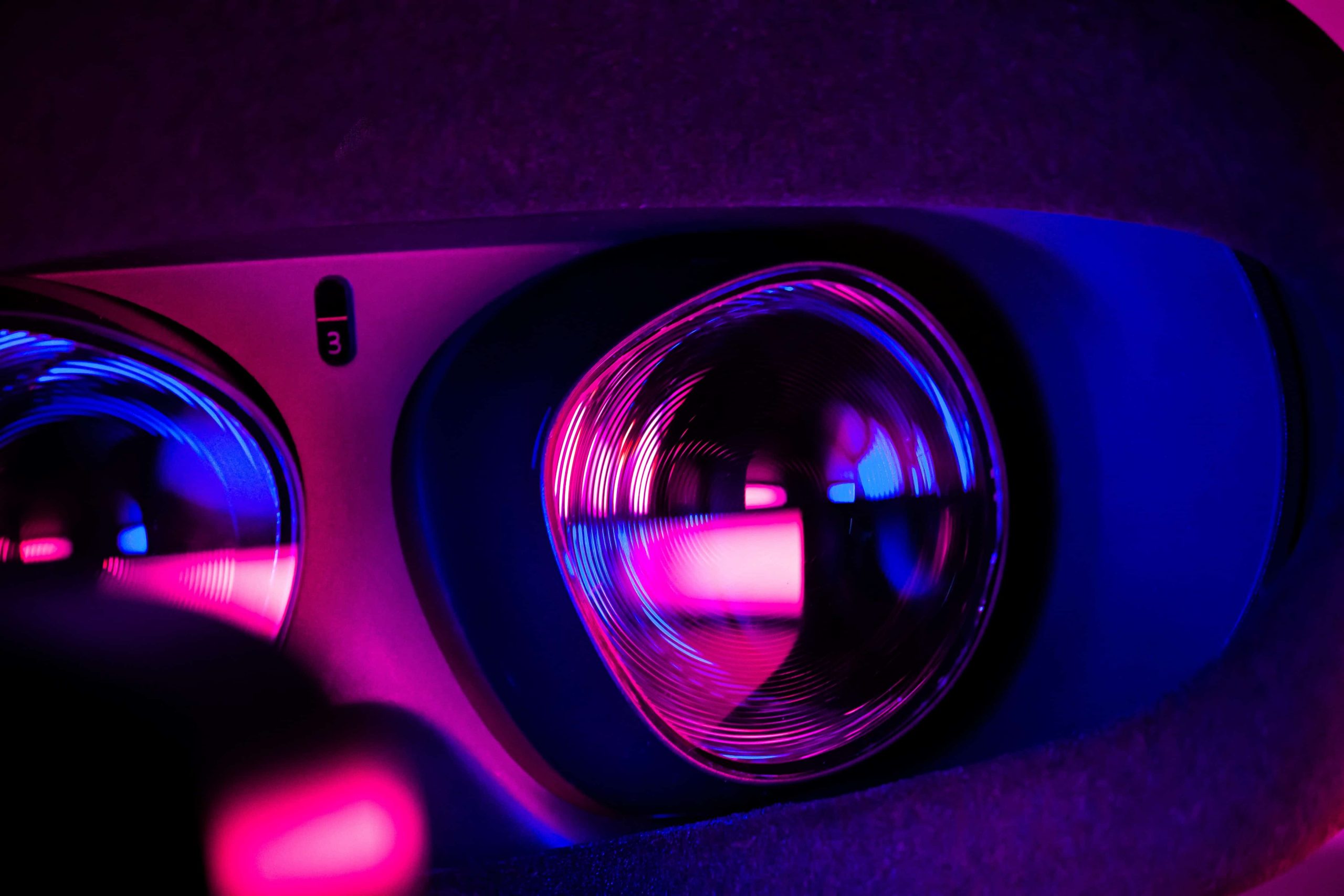 lens of a camera