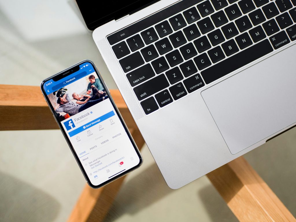 phone and laptop